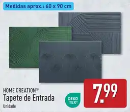ALDI Home creation tapete de entrada promoção