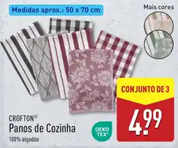 ALDI Crofton panos de cozinha promoção