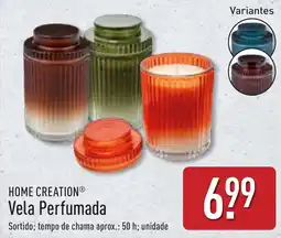 ALDI Home creation vela perfumada promoção