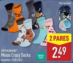 ALDI Meias crazy socks promoção