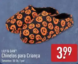ALDI Chinelos para Criança Lily & Dan® promoção
