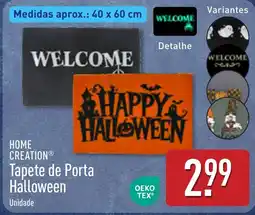 ALDI Home creation tapete de porta halloween promoção