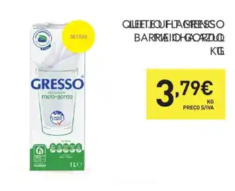 Gresso leite português meio-gordo