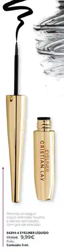 Cristian Lay Eyeliner líquido promoção
