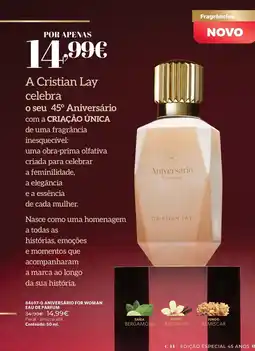 Cristian Lay Aniversario for woman Cristian Lay promoção