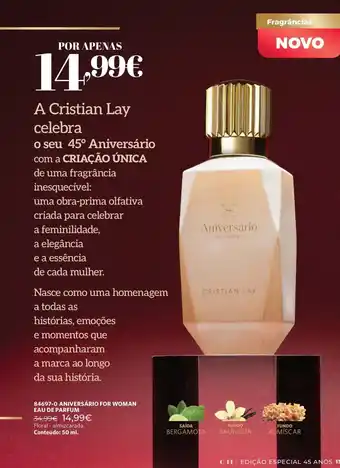 Aniversario for woman Cristian Lay