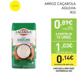 Recheio Arroz agulha caçarola promoção