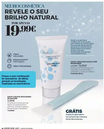 Máscara facial glow neurosense