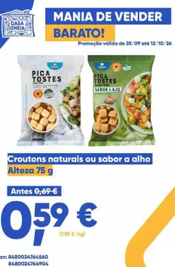 Casa Cheia Croutons alteza promoção