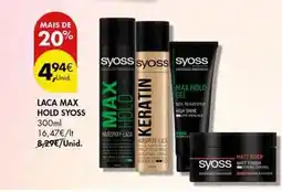 Pingo Doce Syoss - laca max hold promoção
