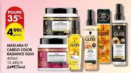 Pingo Doce Gliss - máscara p/ cabelo color promoção