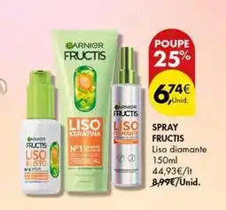 Pingo Doce Fructis - spray promoção