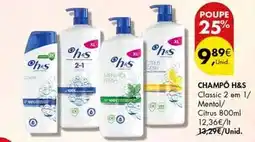 Pingo Doce H&s - champo promoção