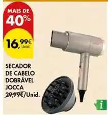 Pingo Doce Jocca - secador de cabelo dobrável promoção