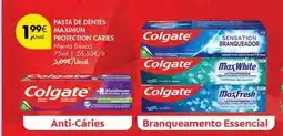 Pingo Doce Colgate - pasta de dentes maxium protection cares promoção