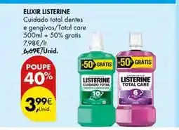 Pingo Doce Listerine - elixir promoção