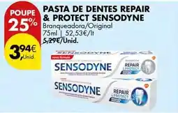 Pingo Doce Sensodyne - pasta de dentes repair & protect promoção