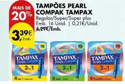Pingo Doce Tampax - tampões promoção