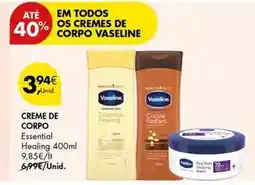 Pingo Doce Vaseline - creme de corpo promoção