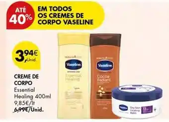 Pingo Doce Vaseline - creme de corpo promoção