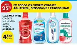 Pingo Doce Colgate - elixir max white promoção