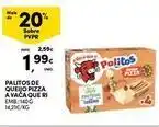 Continente Bom dia Palitos de queijo pizza a vaca promoção
