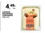 Continente Bom dia Continente - lasanha bolonhesa promoção