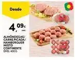 Continente Bom dia Picada - almôndegas/ carne /hambúrguer misto continente promoção