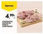 Continente Bom dia Continente - costeletas mista de porco promoção