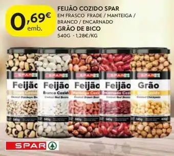 Feijão cozido spar