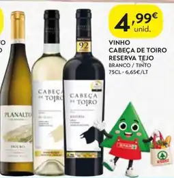 Spar Vinho cabeça de toiro reserva tejo promoção