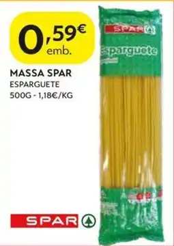 Spar Massa spar esparguete promoção
