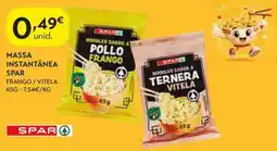 Spar Massa instantânea spar frango / vitela promoção