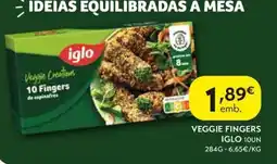 Spar veggie fingers iglo promoção