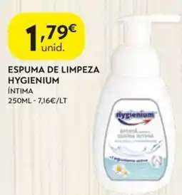 Spar espuma de limpeza hygienium íntima promoção