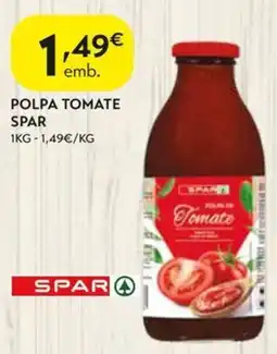Spar Polpa tomate spar promoção