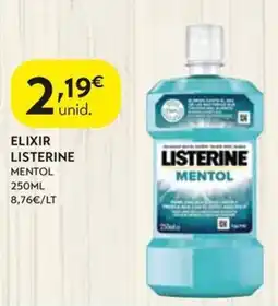 Spar Elixir listerine mentol promoção