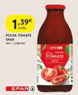 Spar Polpa tomate spar promoção