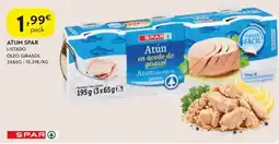 Spar Atum spar listado promoção