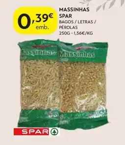 Spar Massinhas spar promoção