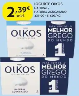 Spar Iogurte oikos natural promoção