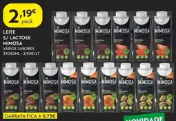 Spar Leite s/ lactose mimosa promoção