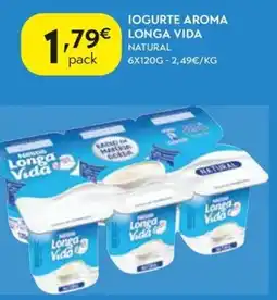 Spar Iogurte aroma longa vida natural promoção