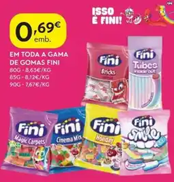 Spar Fini gomas promoção
