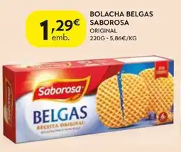 Spar Bolacha belgas saborosa promoção