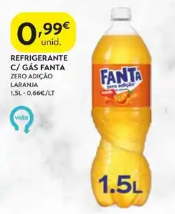 Spar Fanta zero adição laranja promoção