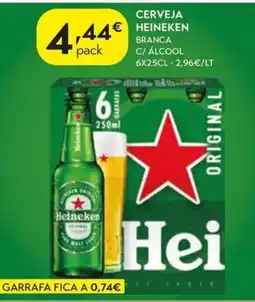 Spar Cerveja heineken branca promoção