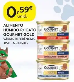 Spar alimento húmido p/ gato gourmet gold promoção