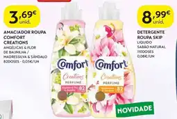 Spar Comfort amaciador roupa creations perfume promoção