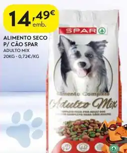 Spar Alimento seco p/ cão spar adulto mix promoção